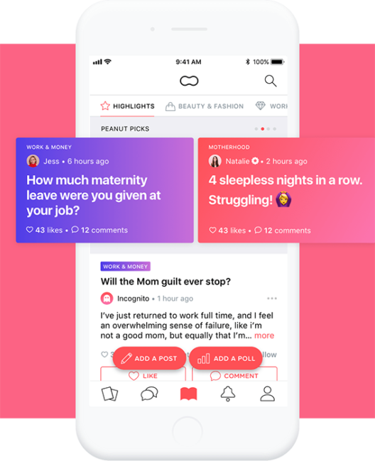 Peanut, the social app for moms